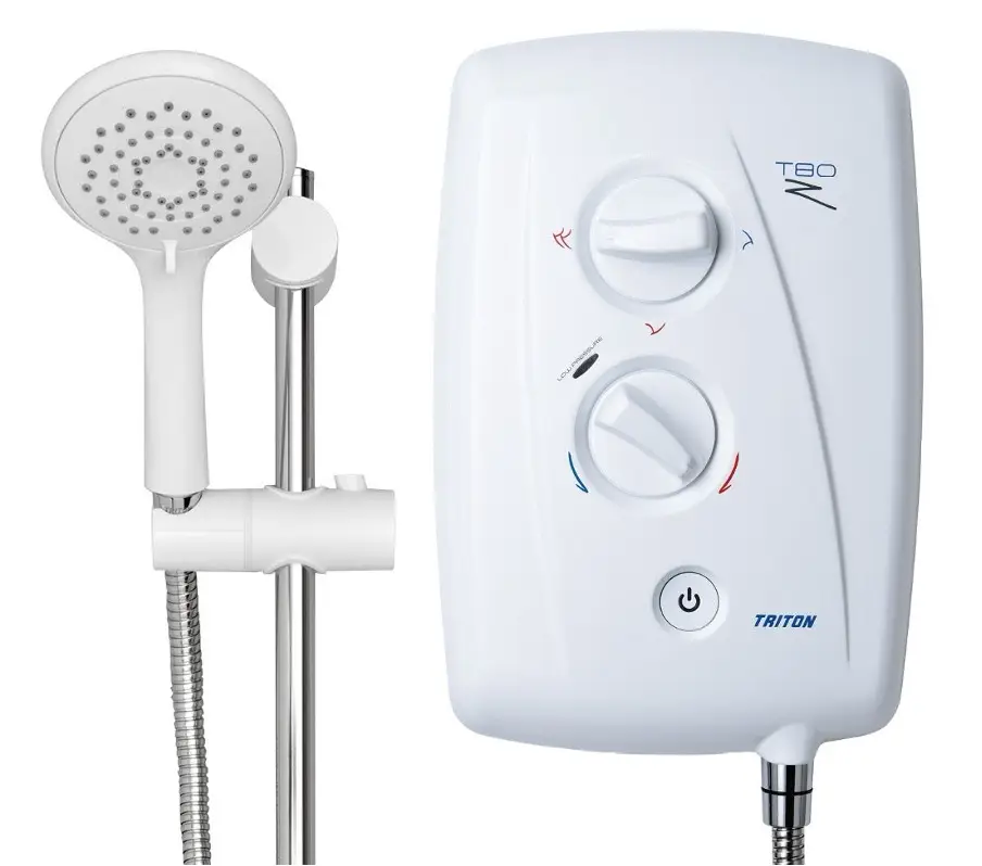 Triton electric shower installation